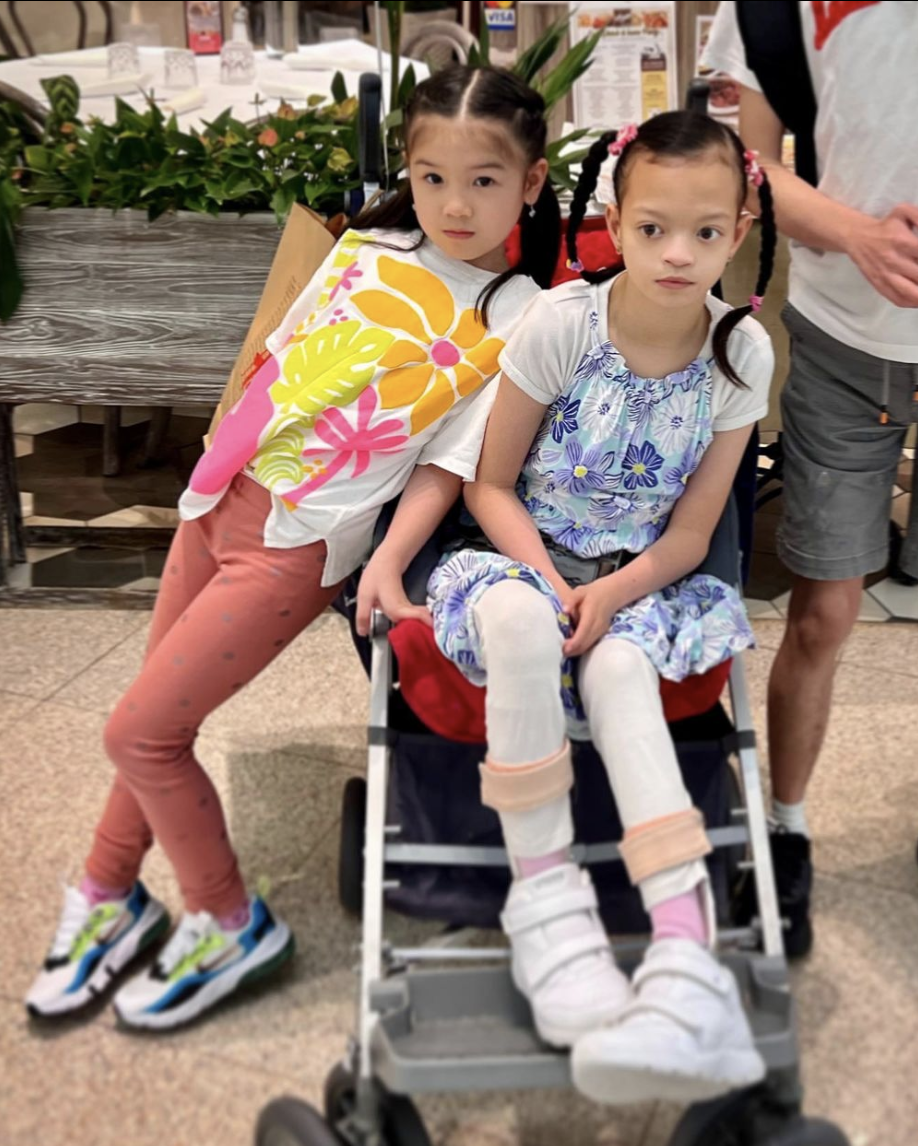 大女兒Isabella患上罕見基因病「四號染色體缺損綜合症」(Wolf Hirschhorn Syndrome)。