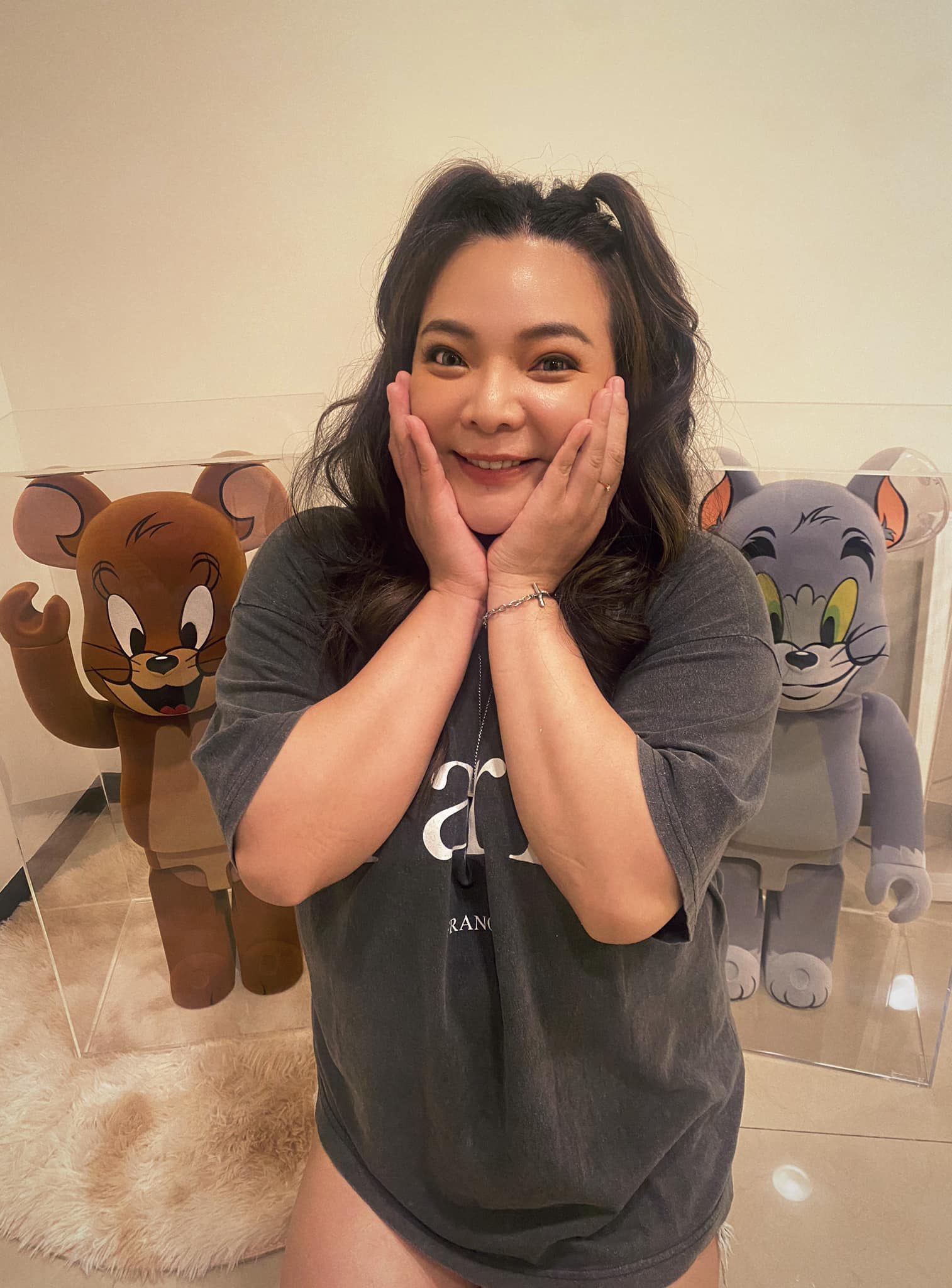 小甜甜因產後復胖,遭酸民攻擊,「胖成這樣還不減肥」。