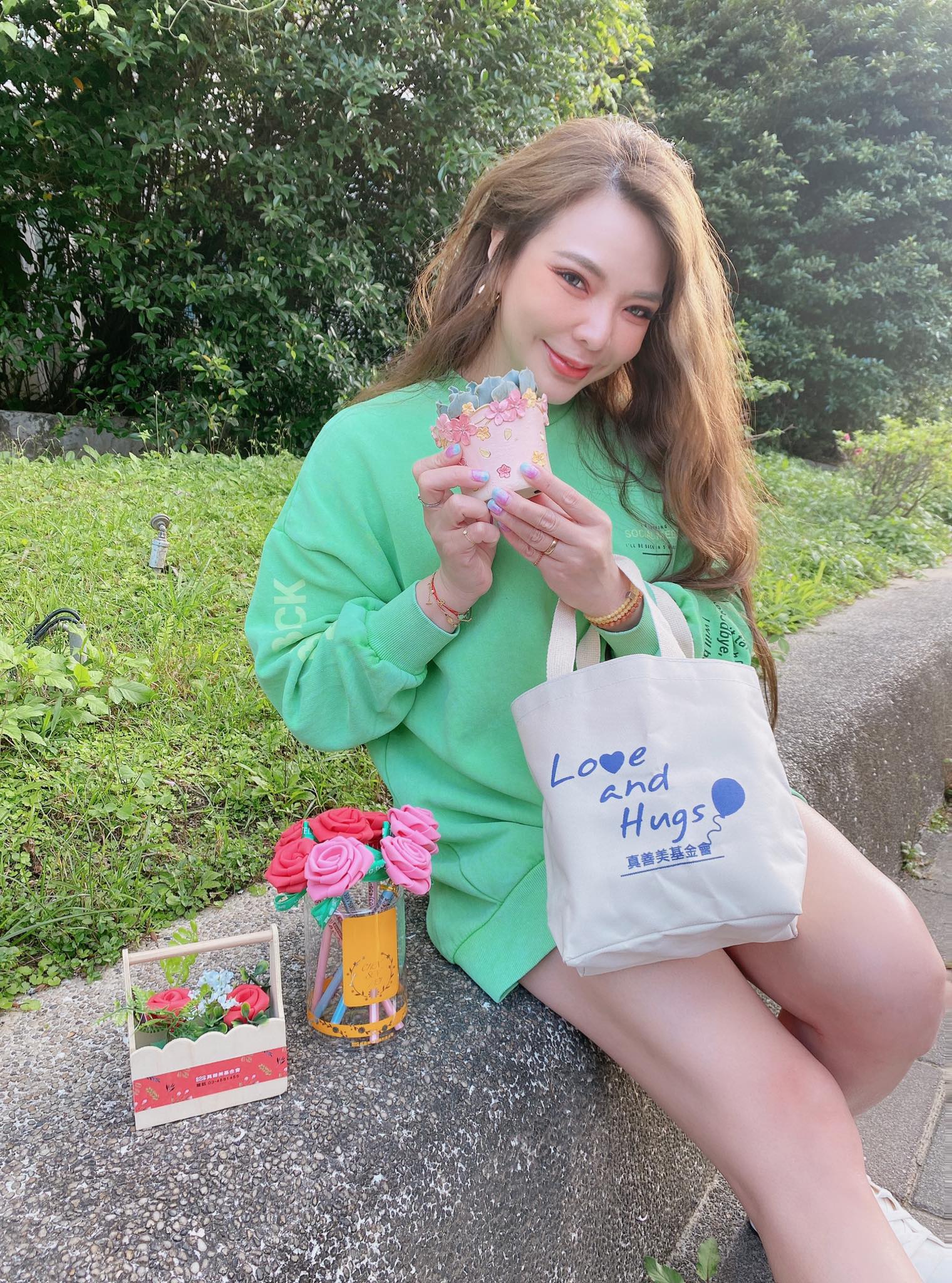 早前她積極健身運動。