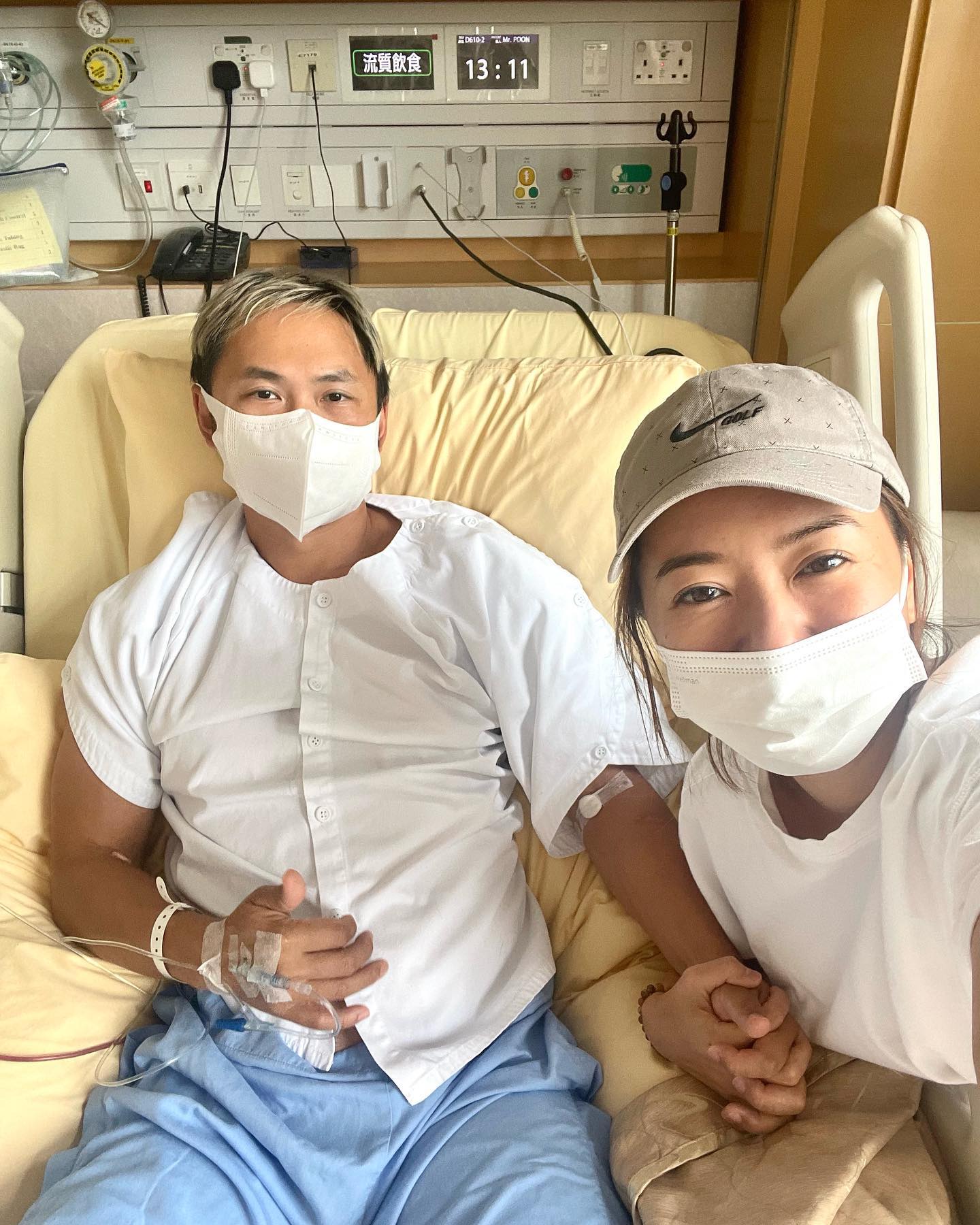 Christy直言不知所措,冇嘢比老公更重要。