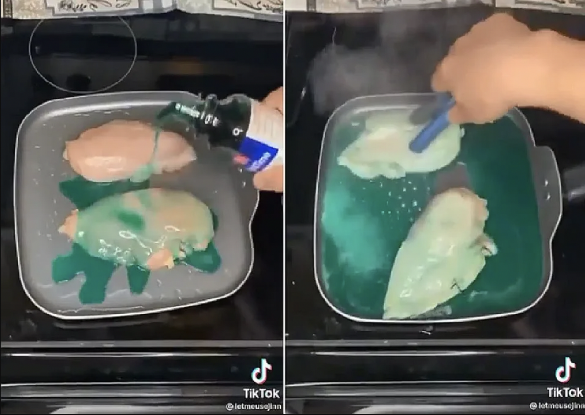 近日Tiktok流行黑暗料理「瞌睡雞肉」(sleepy chicken)挑戰。