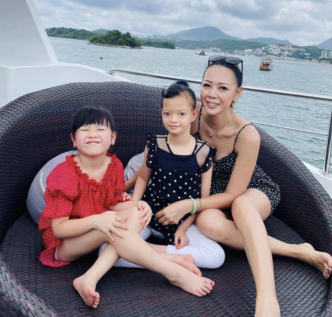 Margaret表示,會一直陪伴在兩位囡囡身旁。