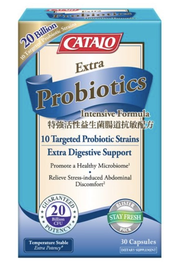 CATALO - 特強活性益生菌腸道抗敏配方 30粒。