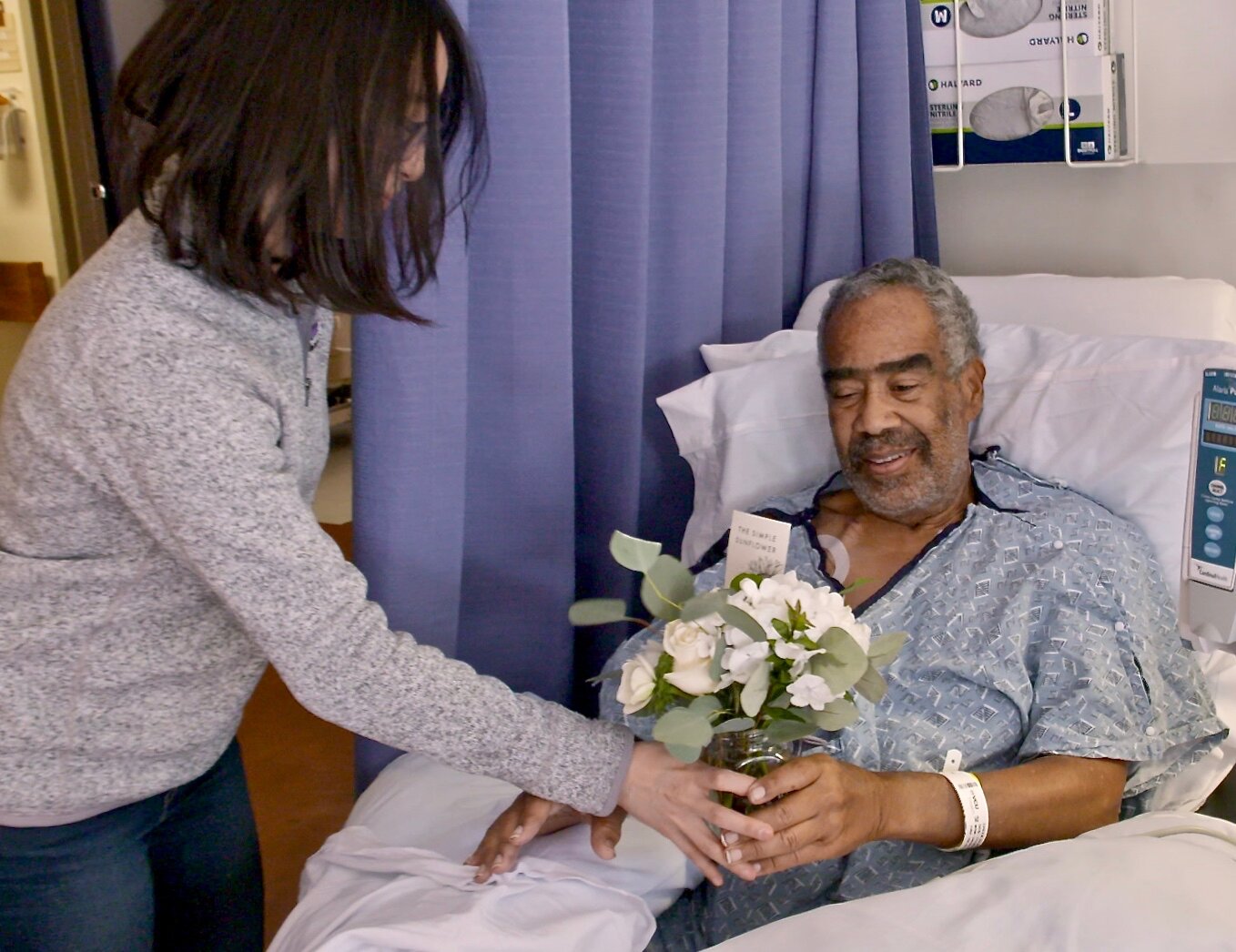 暖心舉動令病患感動。