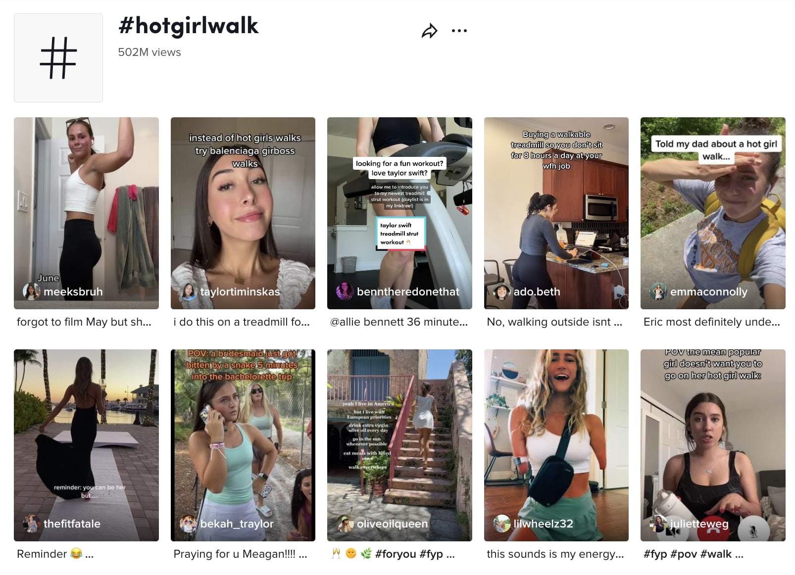 近日美國掀起一種名為「辣妹步行」(Hot Girl Walk) 的運動熱潮,在TikTok上大受歡迎!