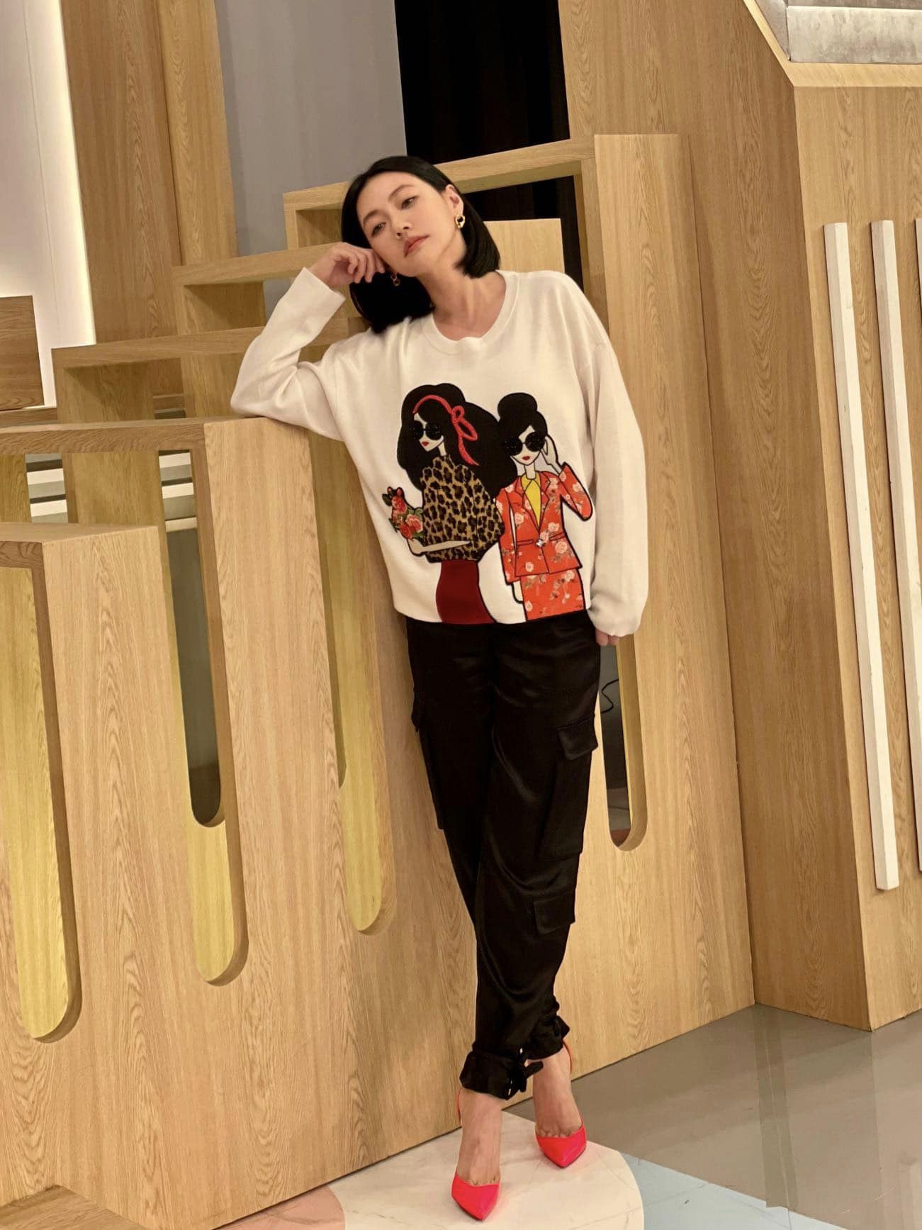 康復後的小S瘦了不少。