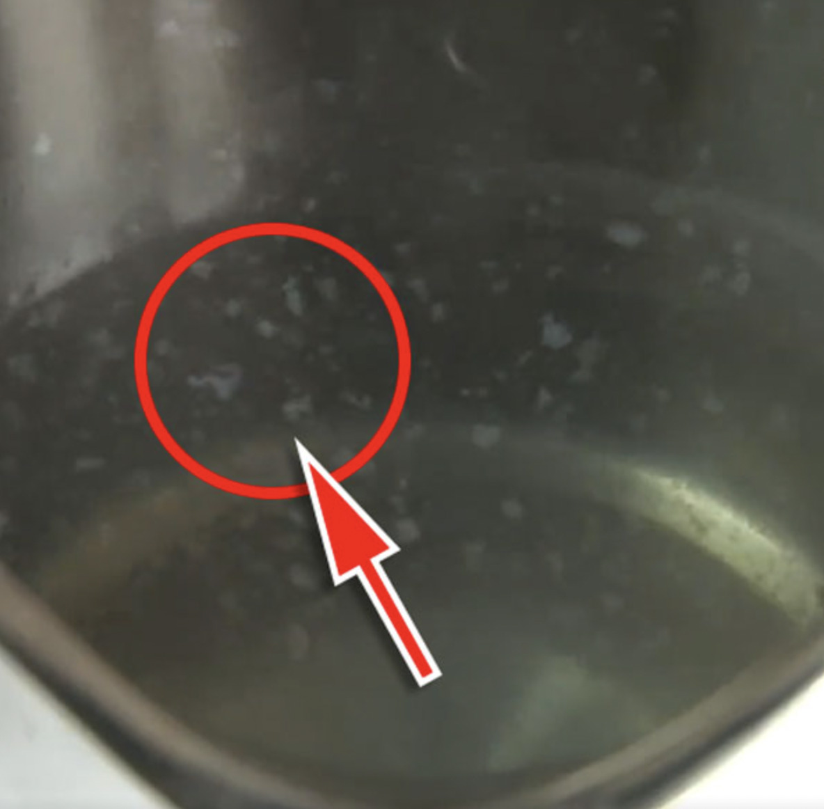 淨水器過濾後的水中仍出現大量雜質。