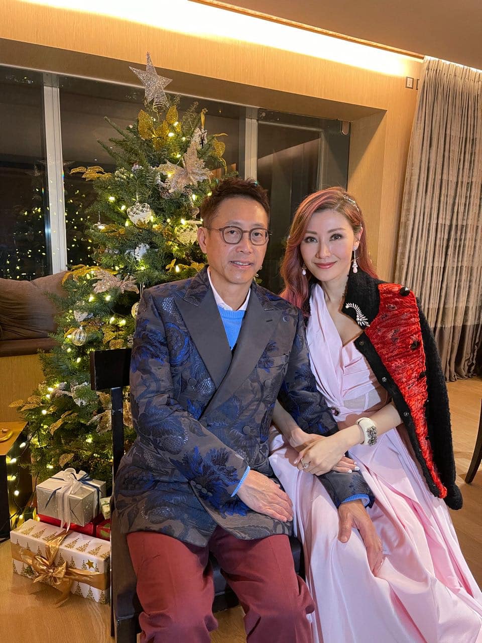 「最美港姐」李嘉欣與老公許晉亨。