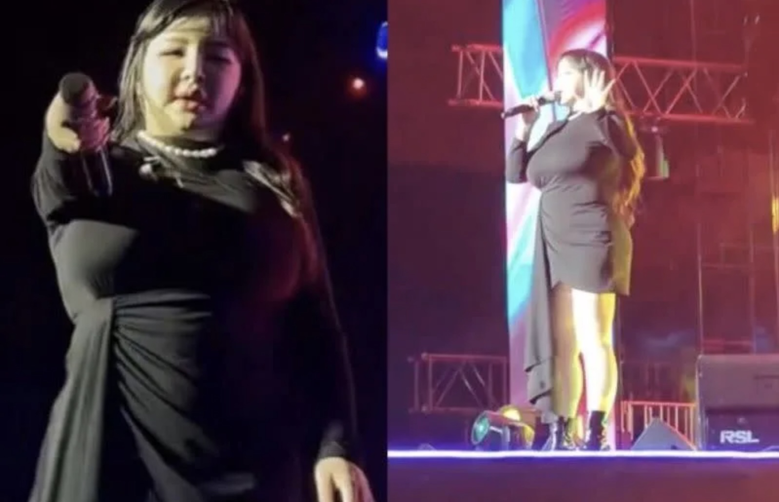 近日朴春現身菲律賓演出時,身材明顯比去年豐腴了不少。