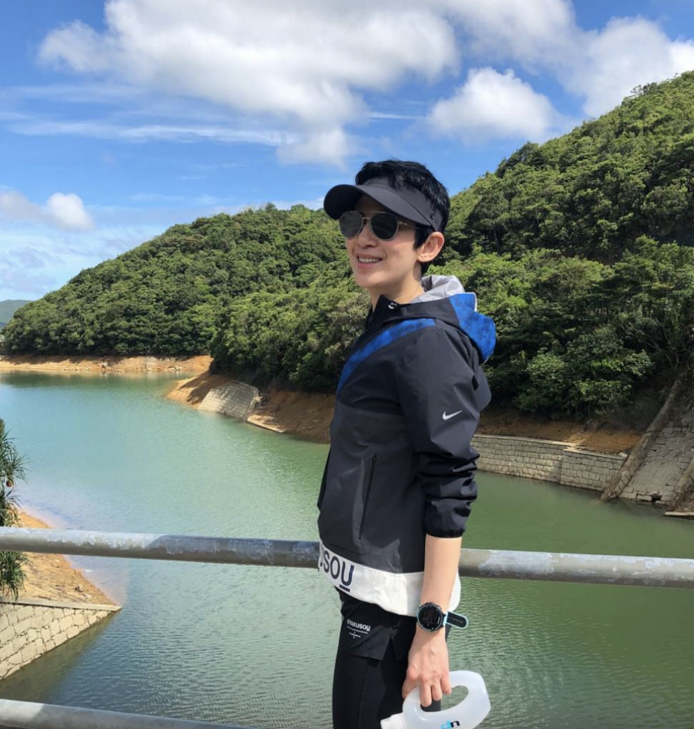 她靠著強大的毅力成功減肥。