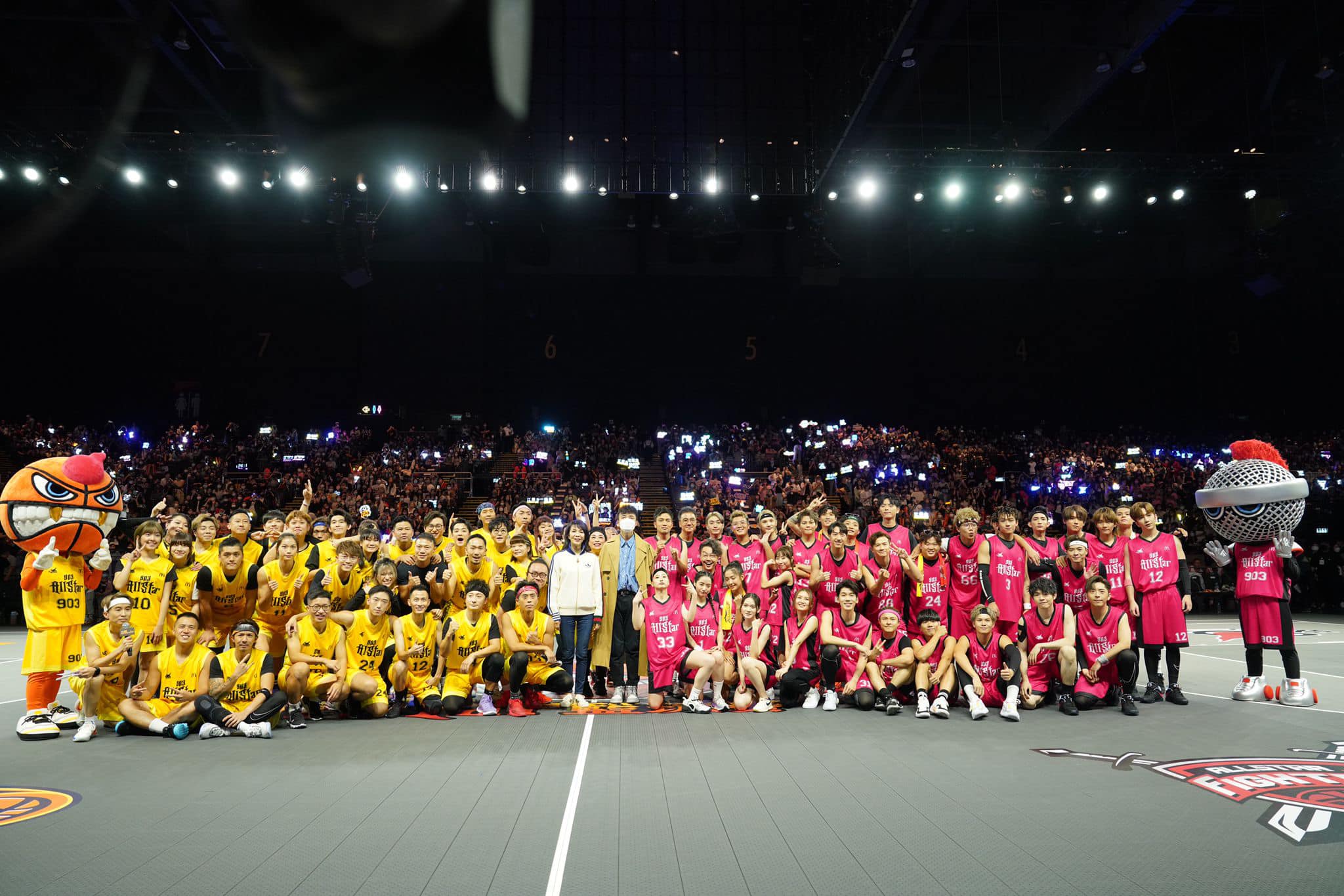 由商台主辦的《903 AllStar 籃球賽》上週五(11日)在亞洲國際博覽館舉行。