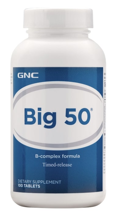 GNC 綜合維他命B50。