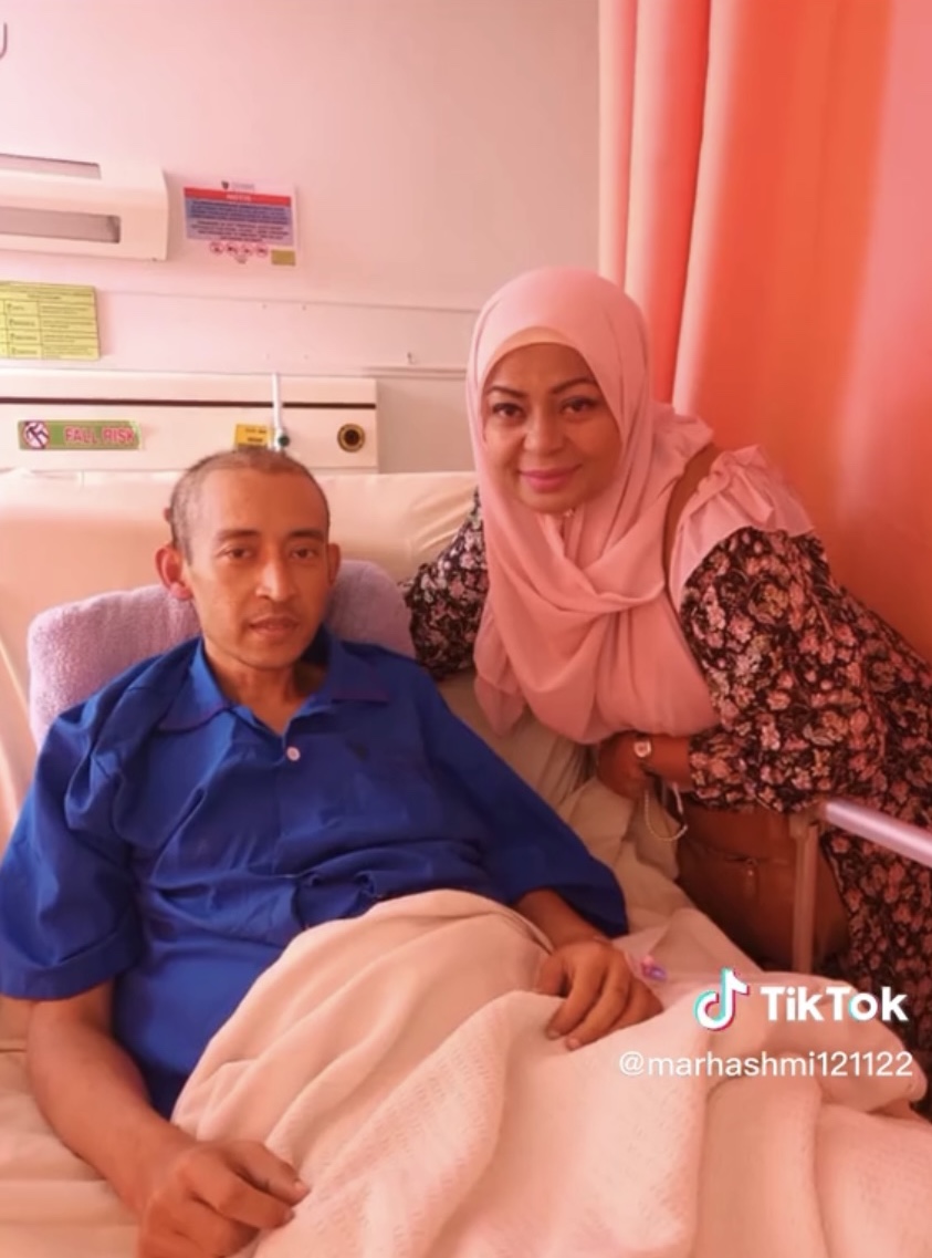 茜蒂的丈夫確診第四期平滑肌肉瘤癌症,癌細胞已擴散到脊椎。