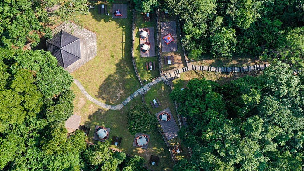 荃錦營地交通方便，十分適合一家大小使用。