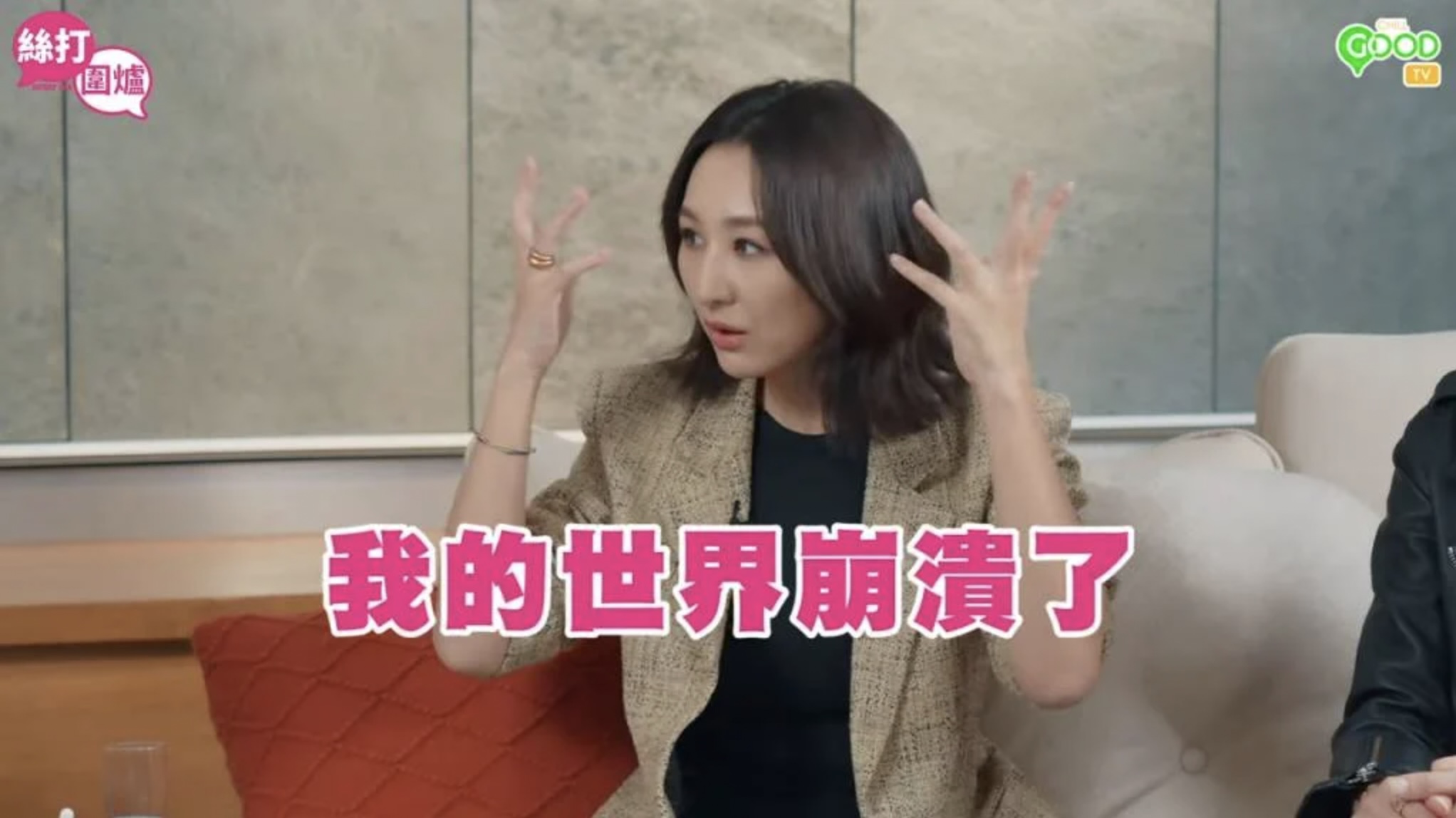 曾因種種壓力出現情緒問題。