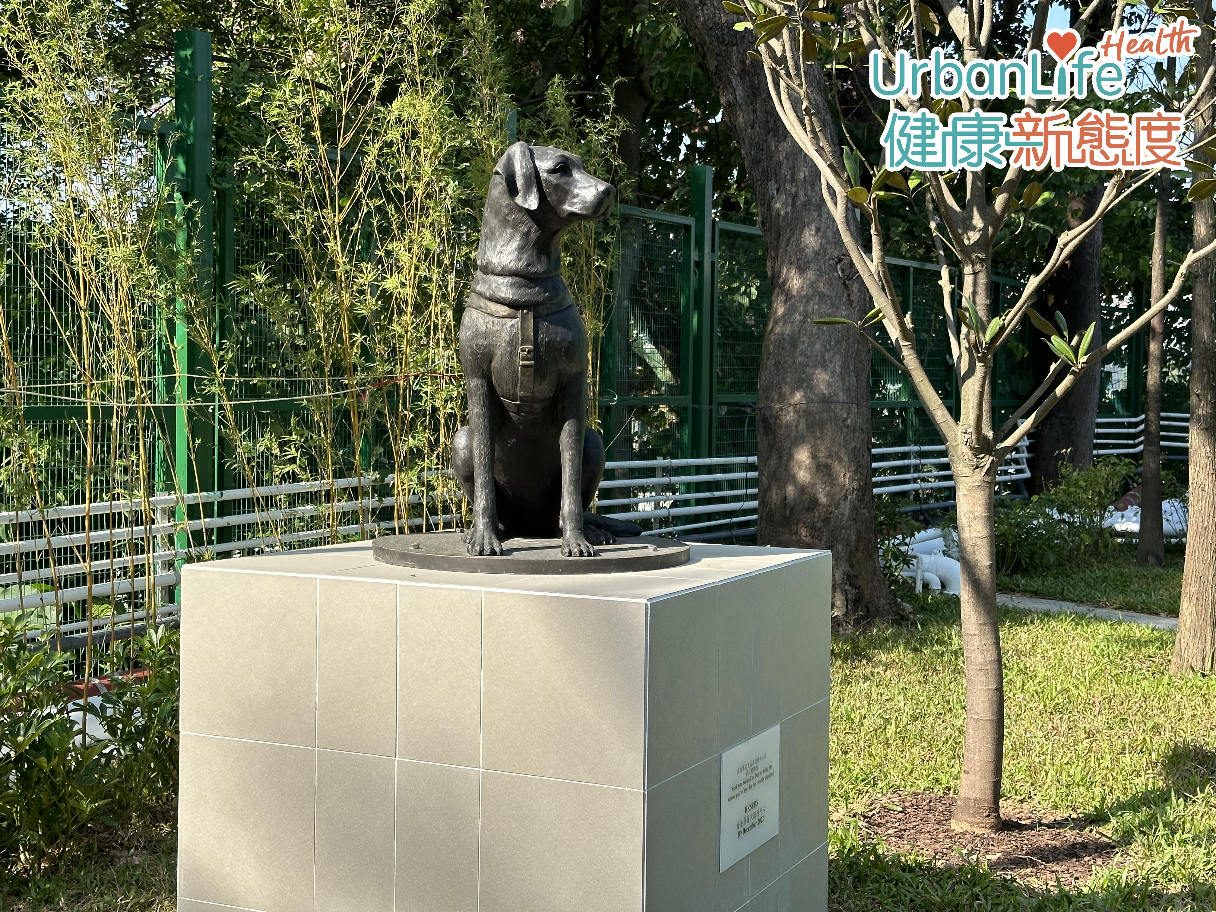 學校內亦為離世的導盲犬設立「紀念花園」,紀念導盲犬一生為視障人士作出的貢獻。