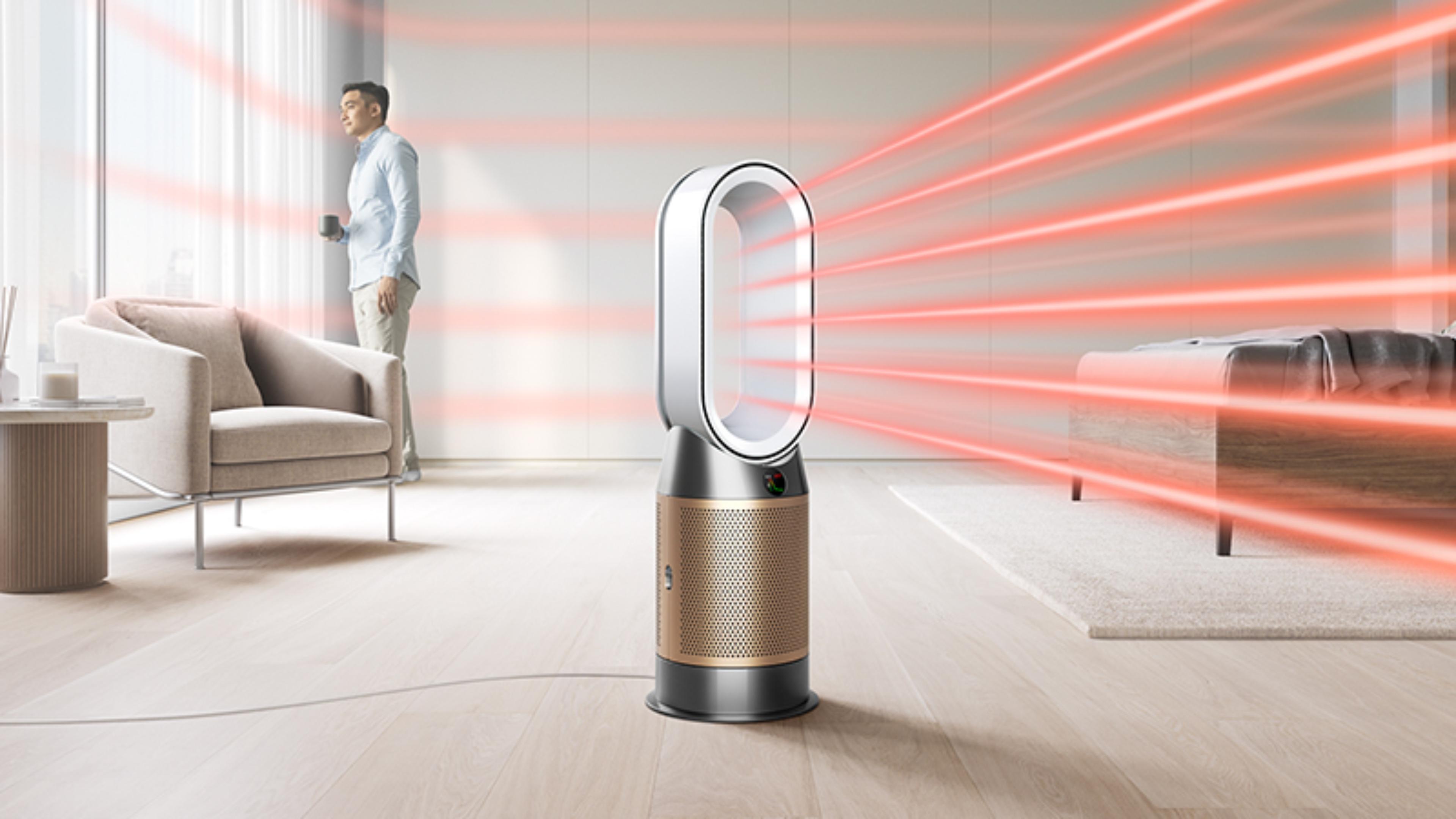 Dyson Purifier Hot+Cool™ Formaldehyde 三合一甲醛暖風空氣清新機 HP09 (銀金色)。
