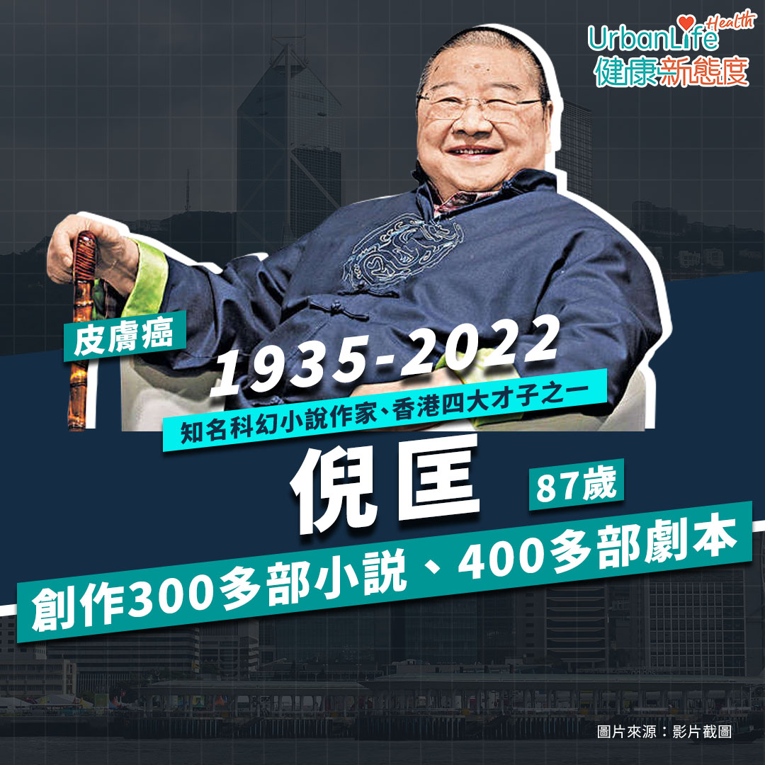 今年7月3日,驚傳倪匡離世消息,享年87歲。