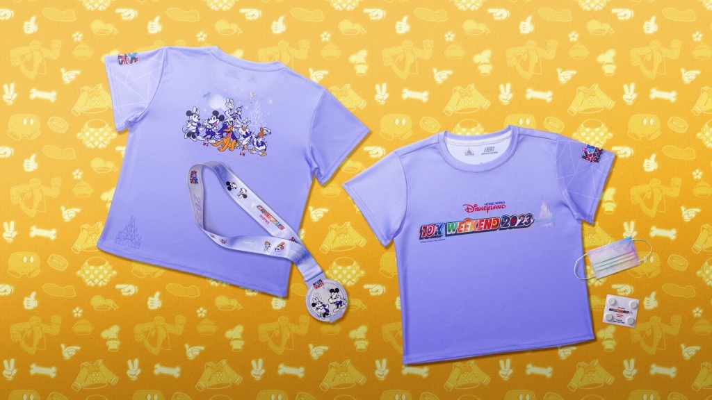 迪士尼主題跑T-shirt(一)。