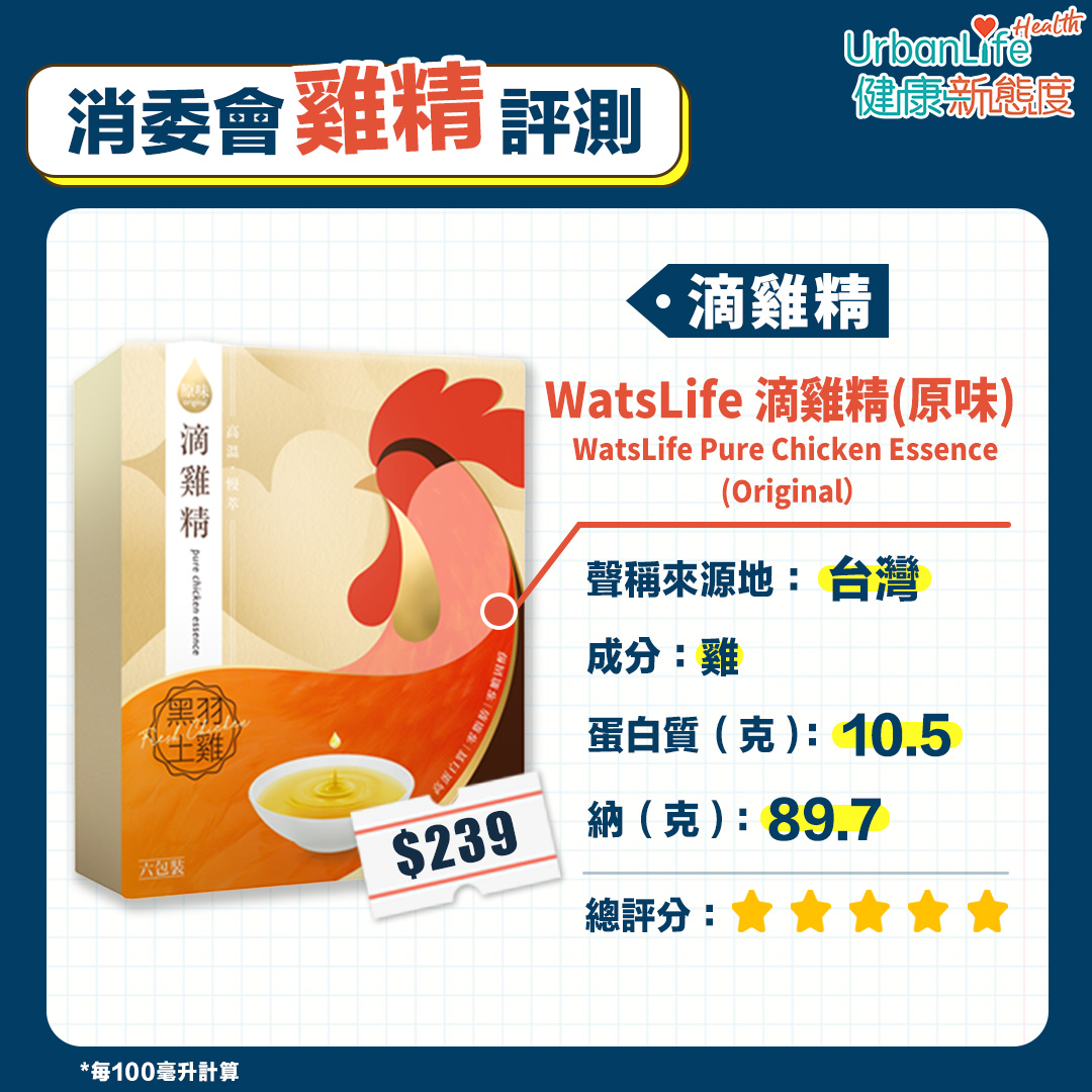 WatsLife 滴雞精（原味）WatsLife Pure Chicken Essence (Original)