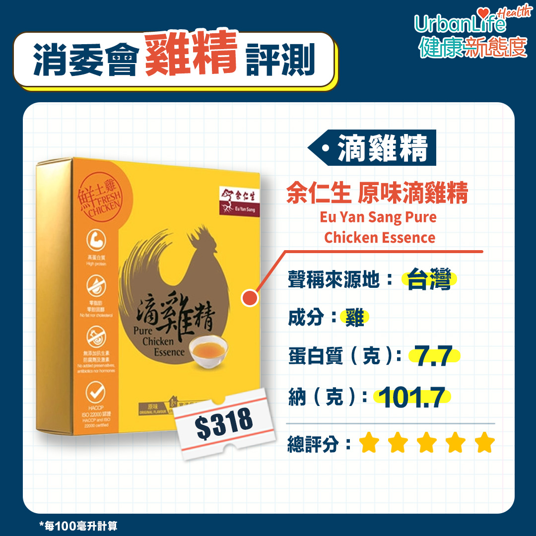 余仁生 原味滴雞精 Eu Yan Sang Pure Chicken Essence