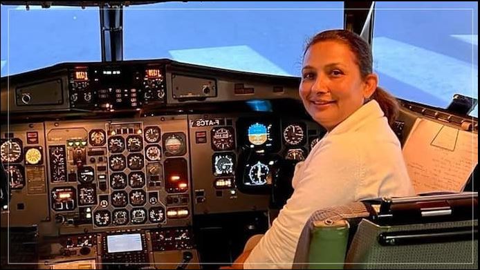Anju Khatiwada丈夫同爲機長，在16年前因空難殞命。