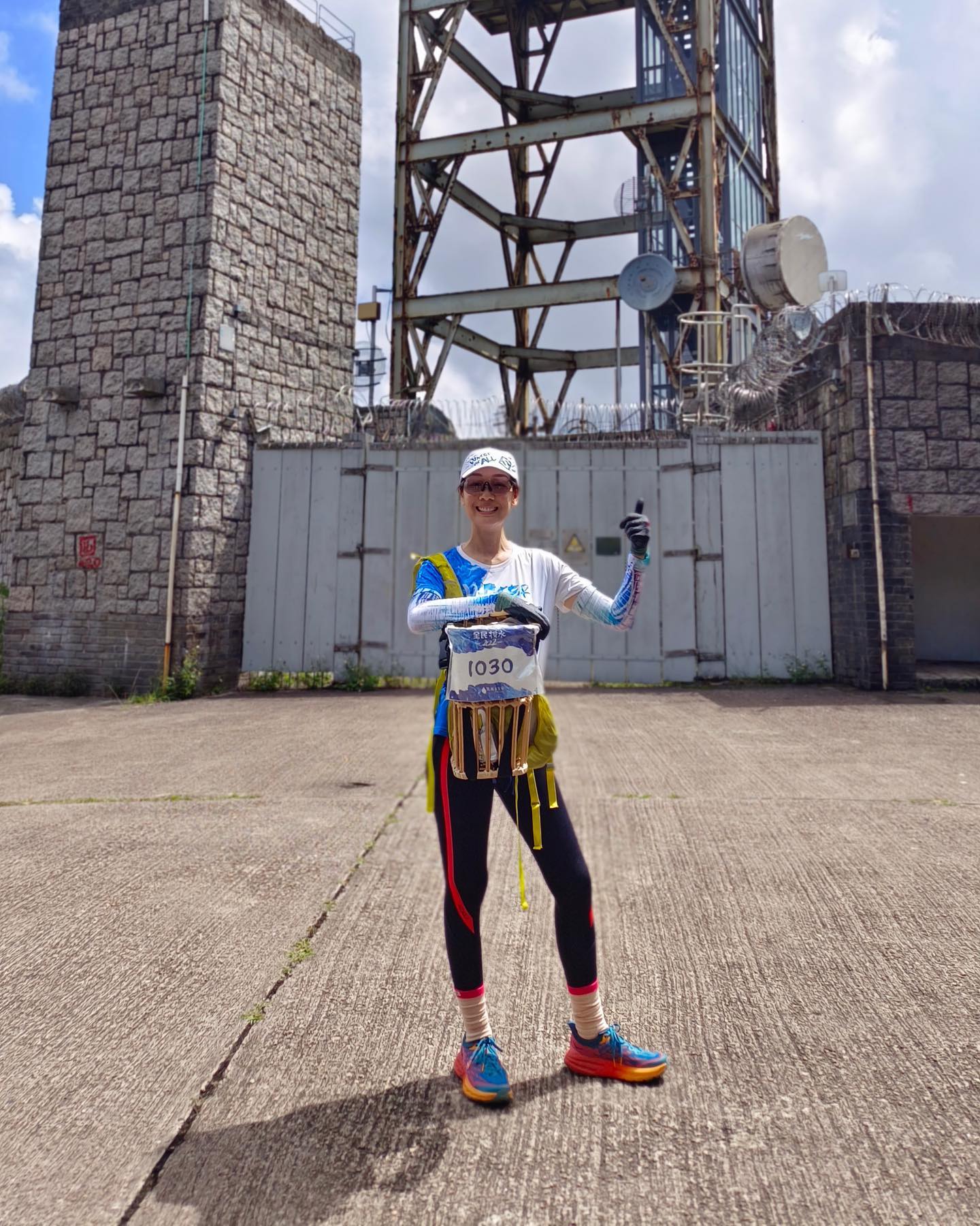 江美儀前幾年還曾參加半程馬拉松(21km)挑戰自己的極限。