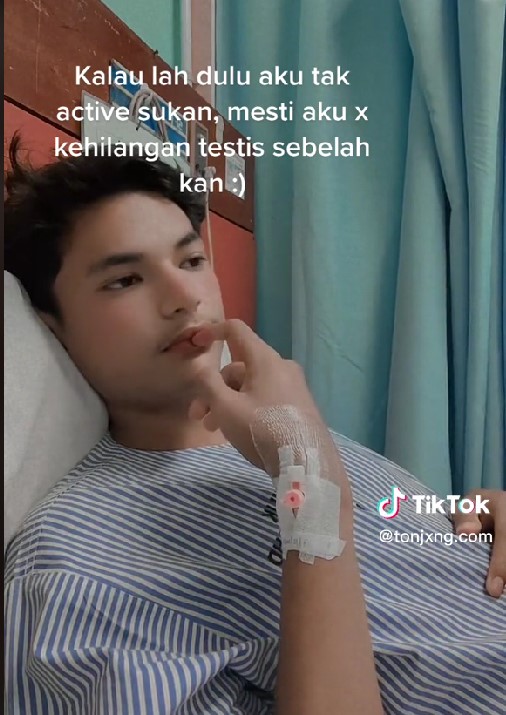 Irfan Masa直到檢查後發現,他左邊的睾丸已經壞死。