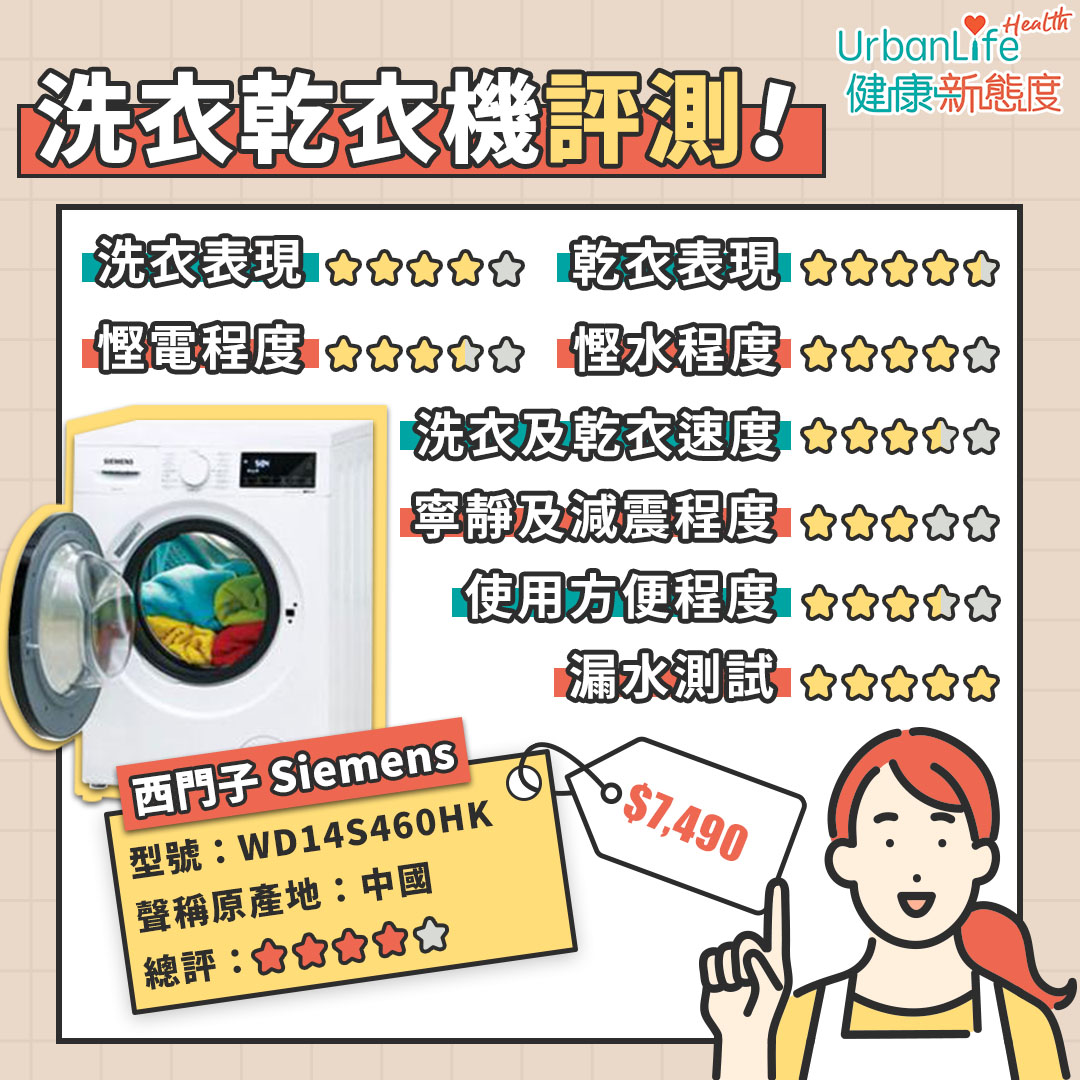 洗衣乾衣機 - 西門子 Siemens評測