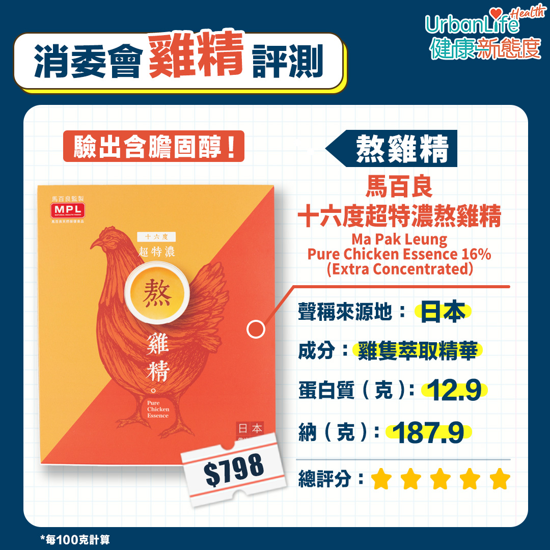 馬百良 十六度超特濃熬雞精 Ma Pak Leung Pure Chicken Essence 16% (Extra Concentrated)