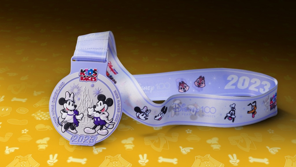 迪士尼主題跑獎牌(一)。