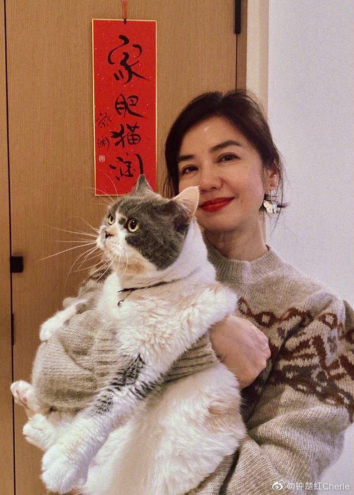 鍾楚紅過著自由自在的生活，時不時在社交平台上與大家分享她的近況。