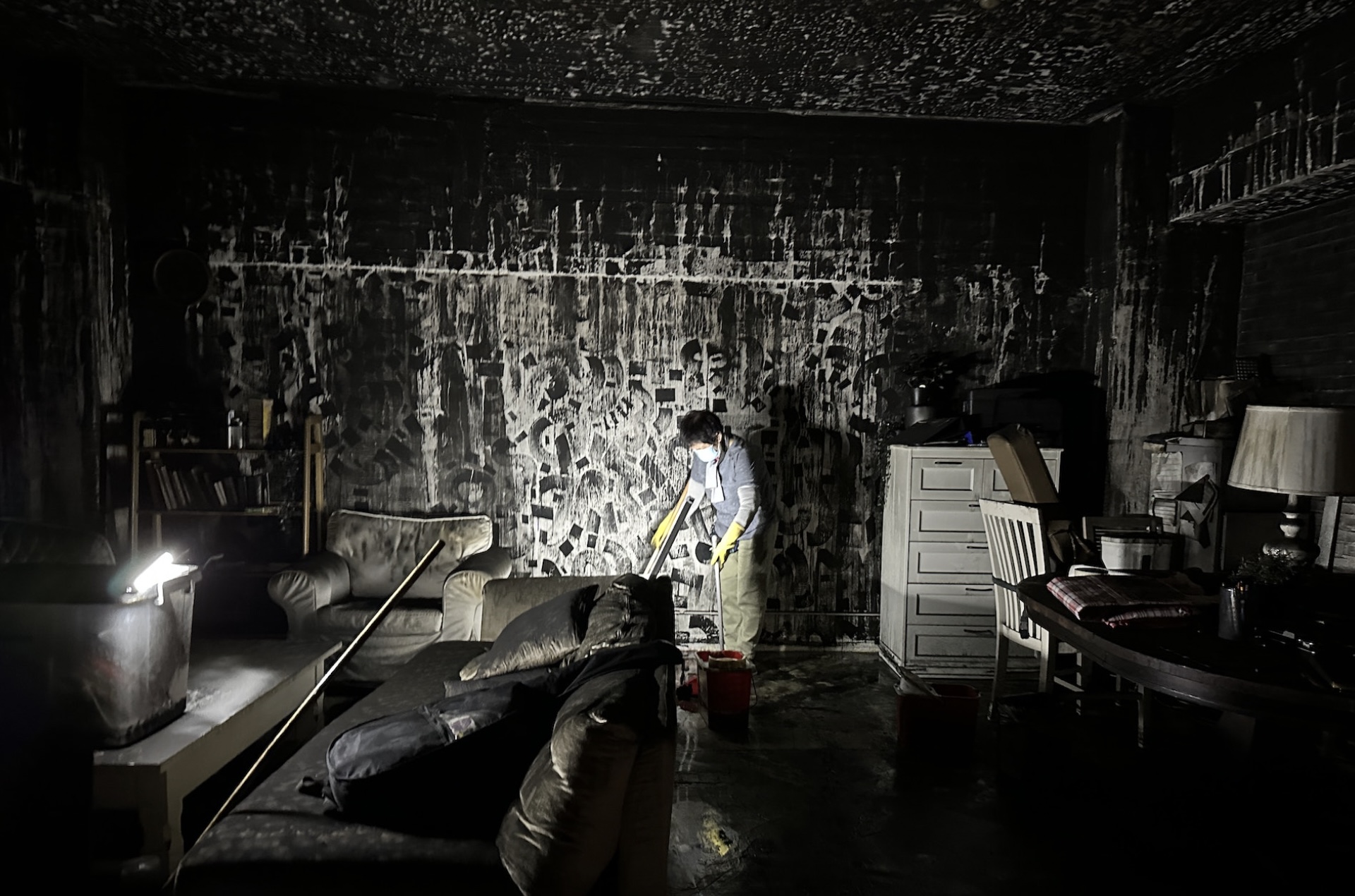 中心損失超過6位數，影響逾300個家庭。