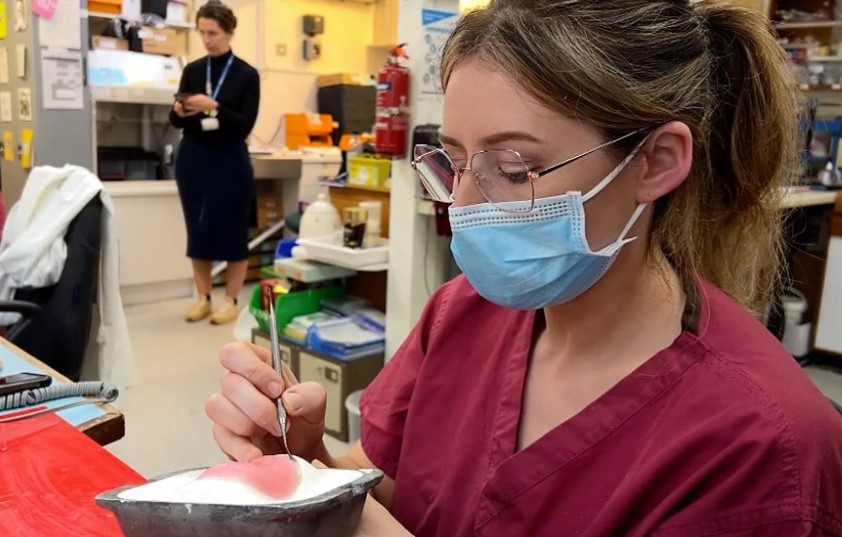 英國通過藝術、技術和醫學的結合，把創傷和疾病損壞的部分被重新著裝起來。