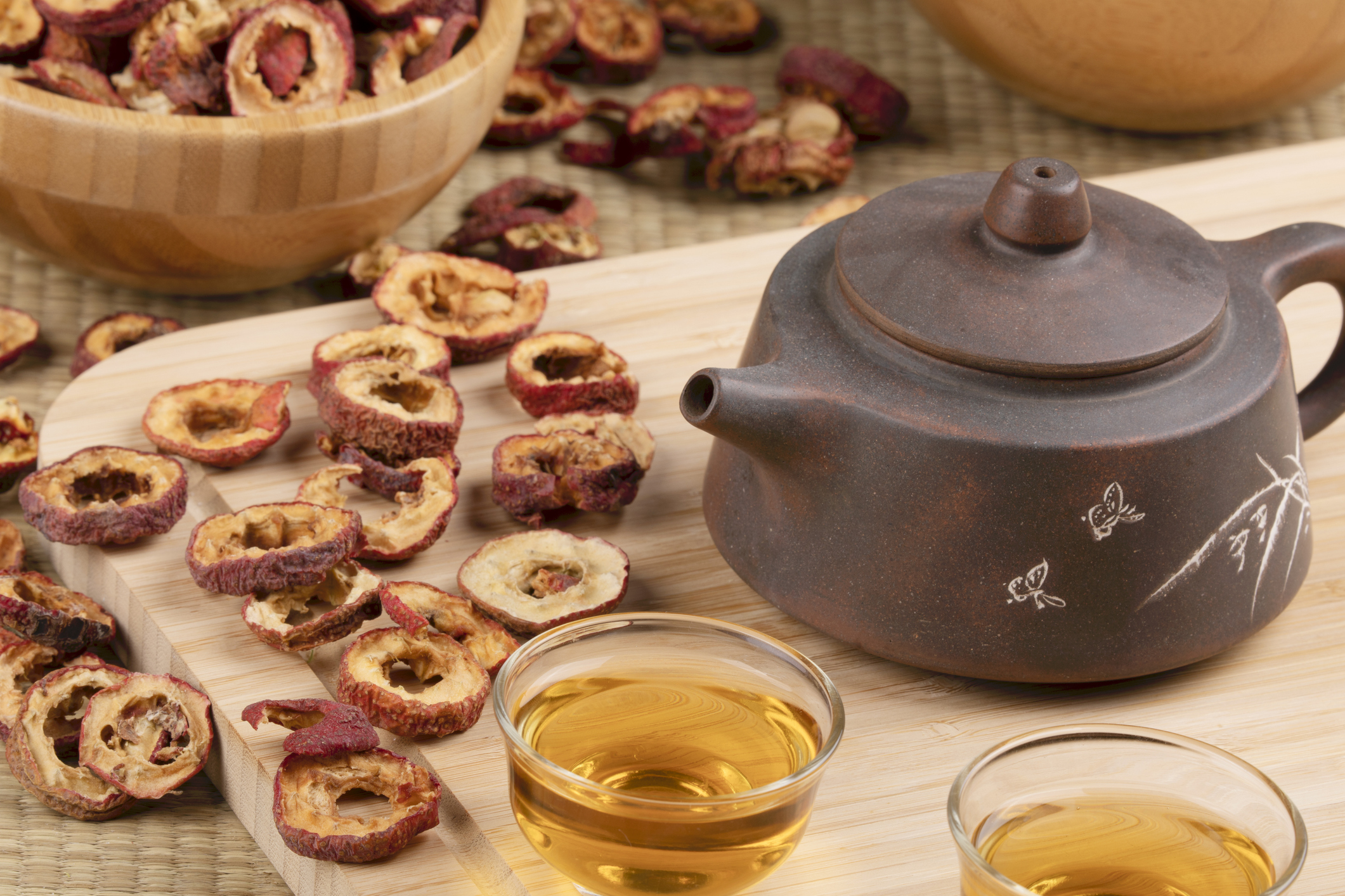 山楂荷葉茶對消脂祛濕十分有效。