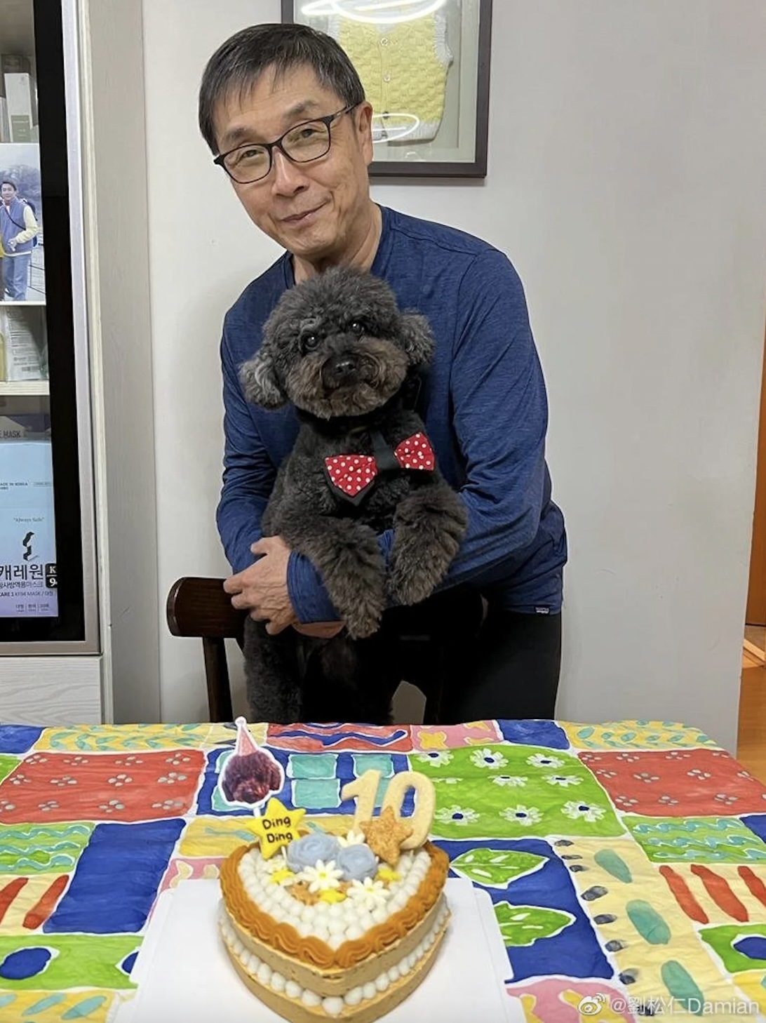 劉松仁的身材比以往消瘦令網民擔憂。