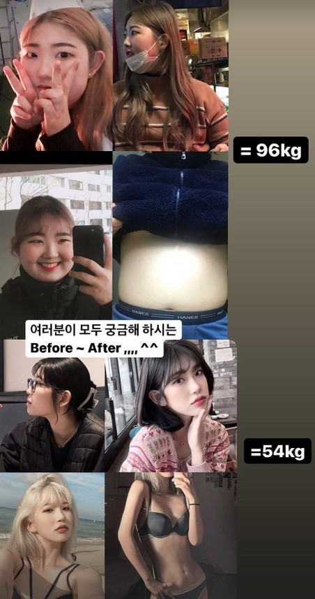 她下定決心減肥，成功甩掉92磅。