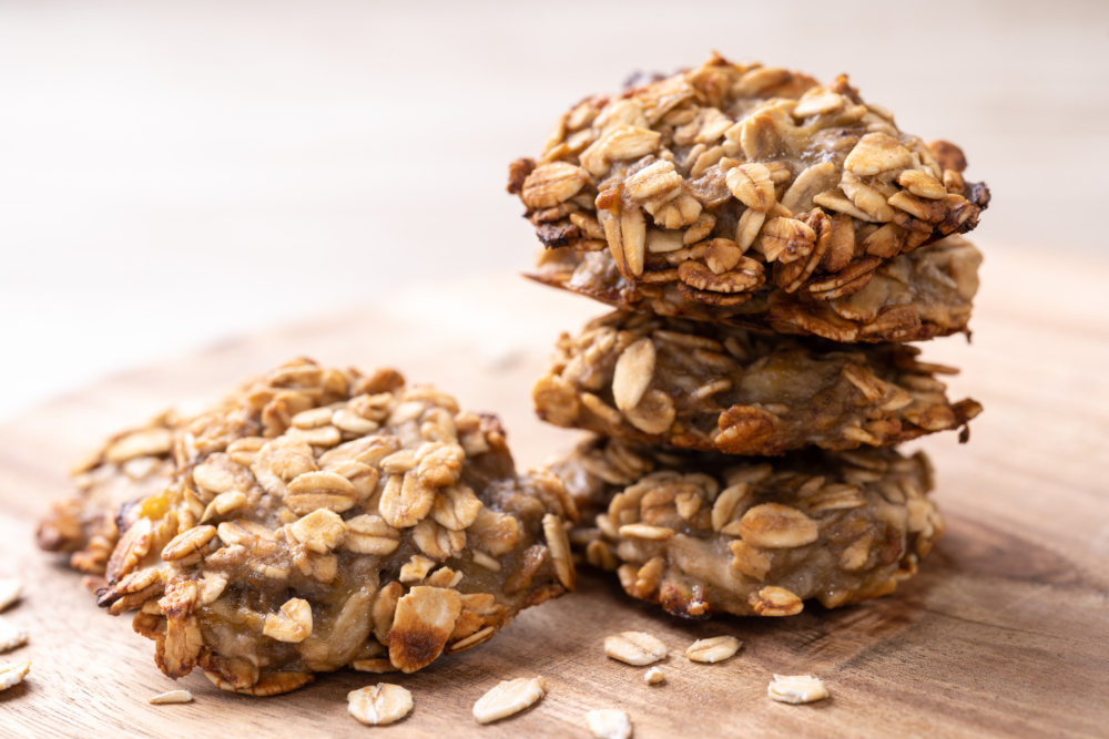 適合糖尿病患者的早餐：燕麥餅。