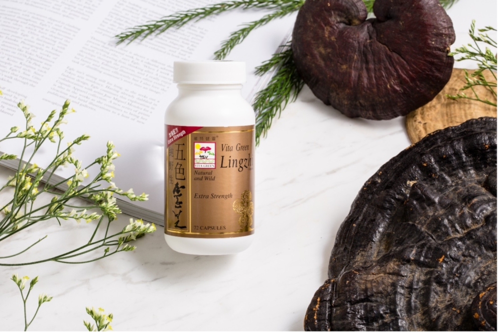 維特健靈五色靈芝有齊五類六種靈芝的孢子及實體精華,能一次過補五臟、強免疫。