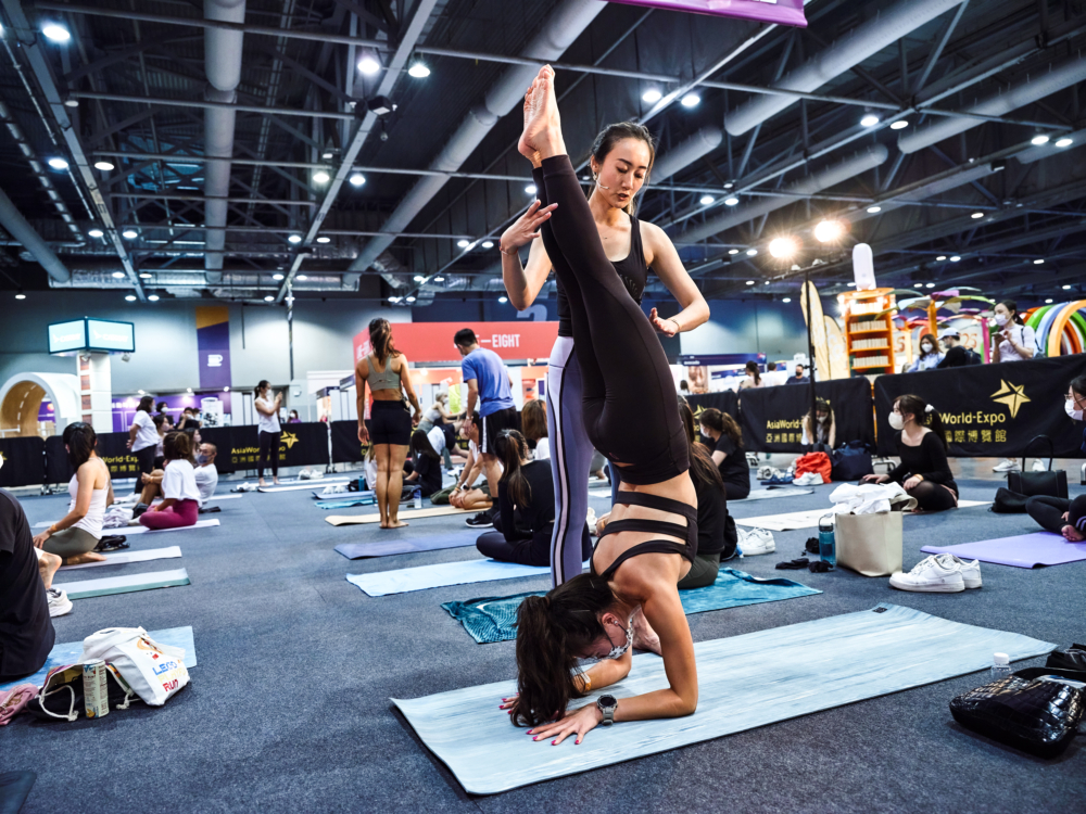 主舞台：提供一系列瑜伽、普拉提拳擊、HIIT等運動項目。