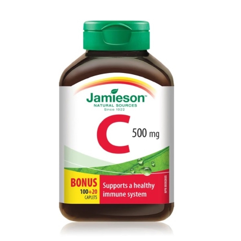 Jamieson增美神維他命C 500毫克($118/120粒)