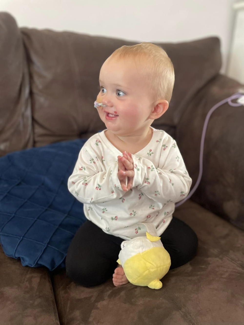 BB雖然目前已經出院，但是現在只能吃流質食物，飲食方面也要嚴格把控。