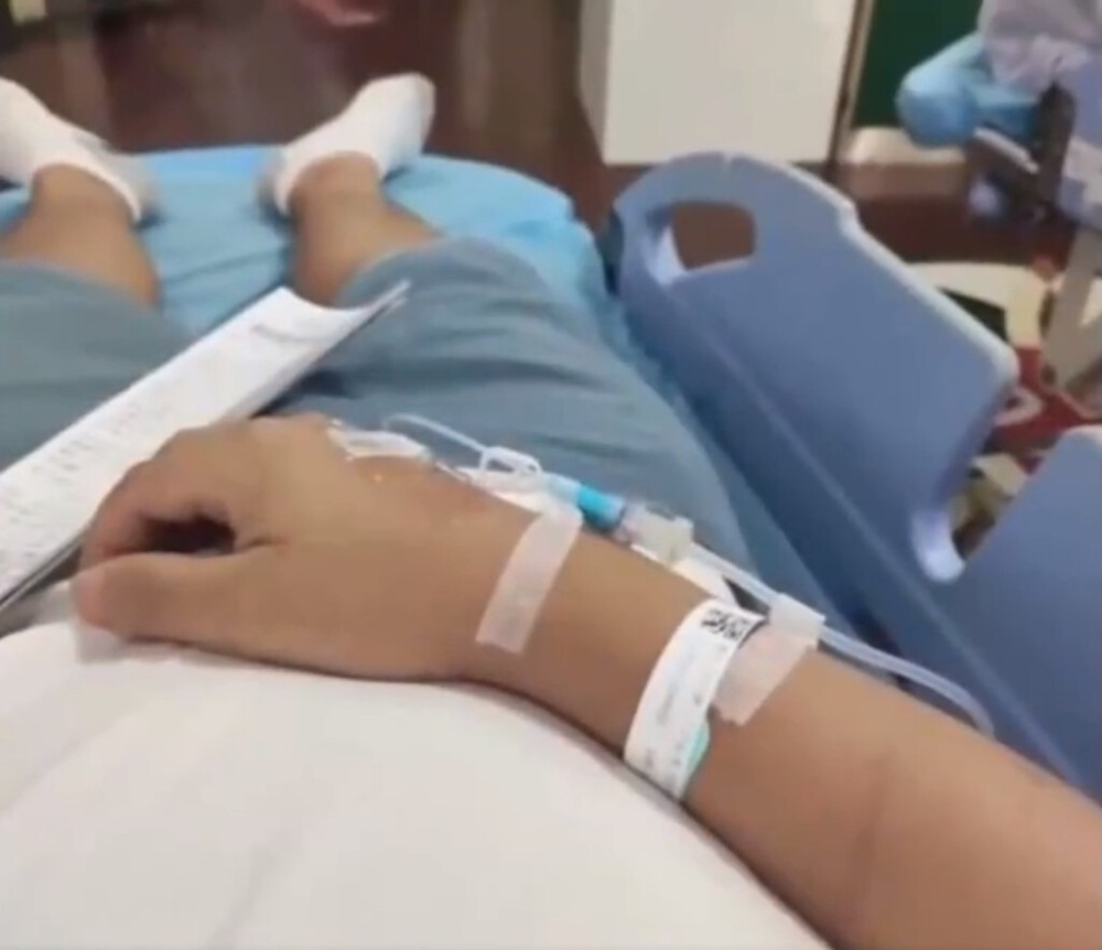 醫生經初步診斷該男子為食物中毒。
