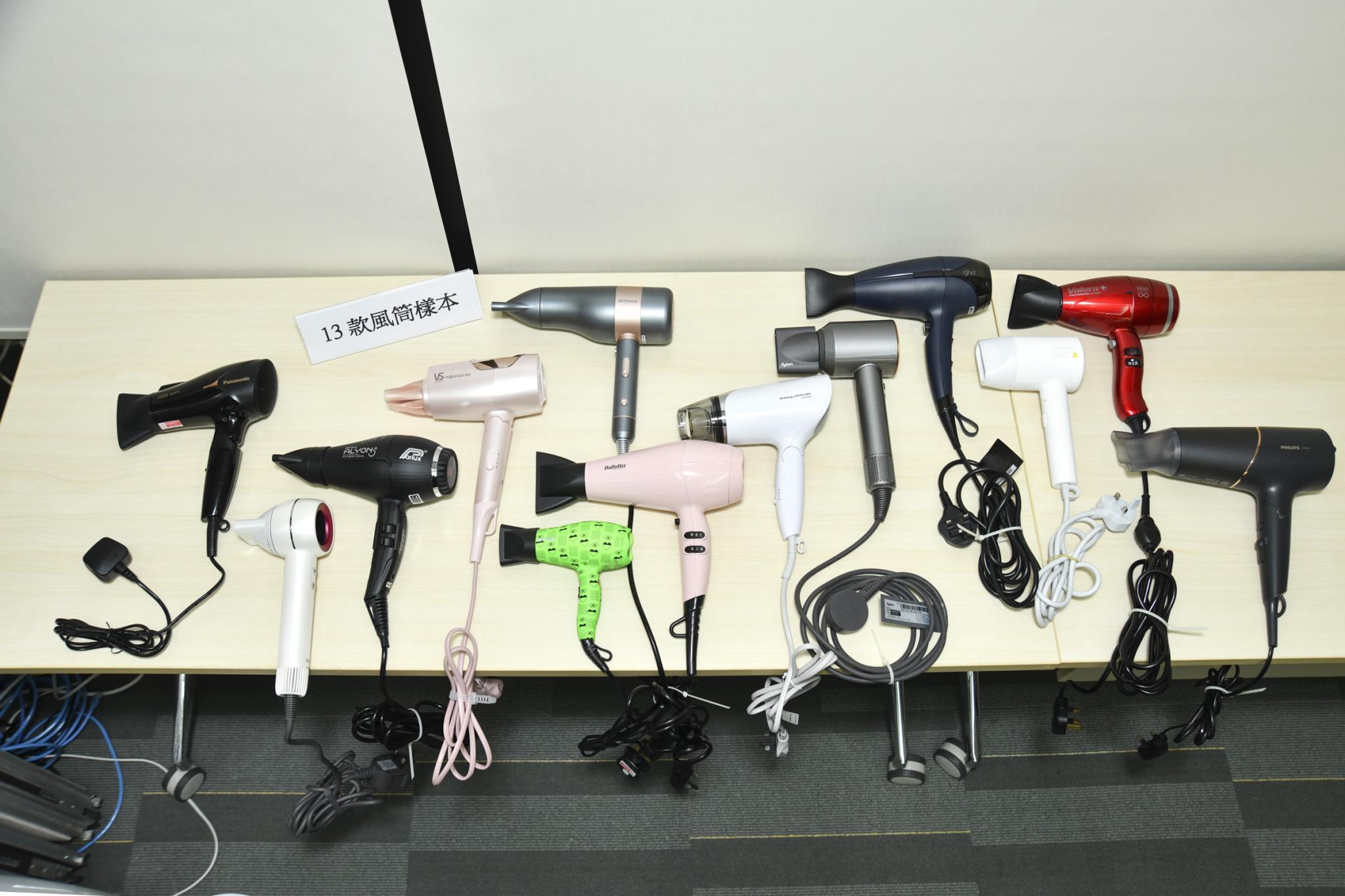 13款風筒樣本測試