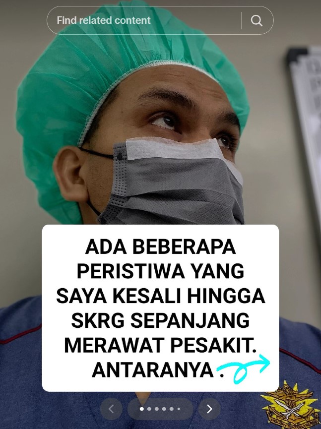 眼科醫生Dr.Razif於網上分享了早前曾在醫院當實習生所遇到的難忘經歷。
