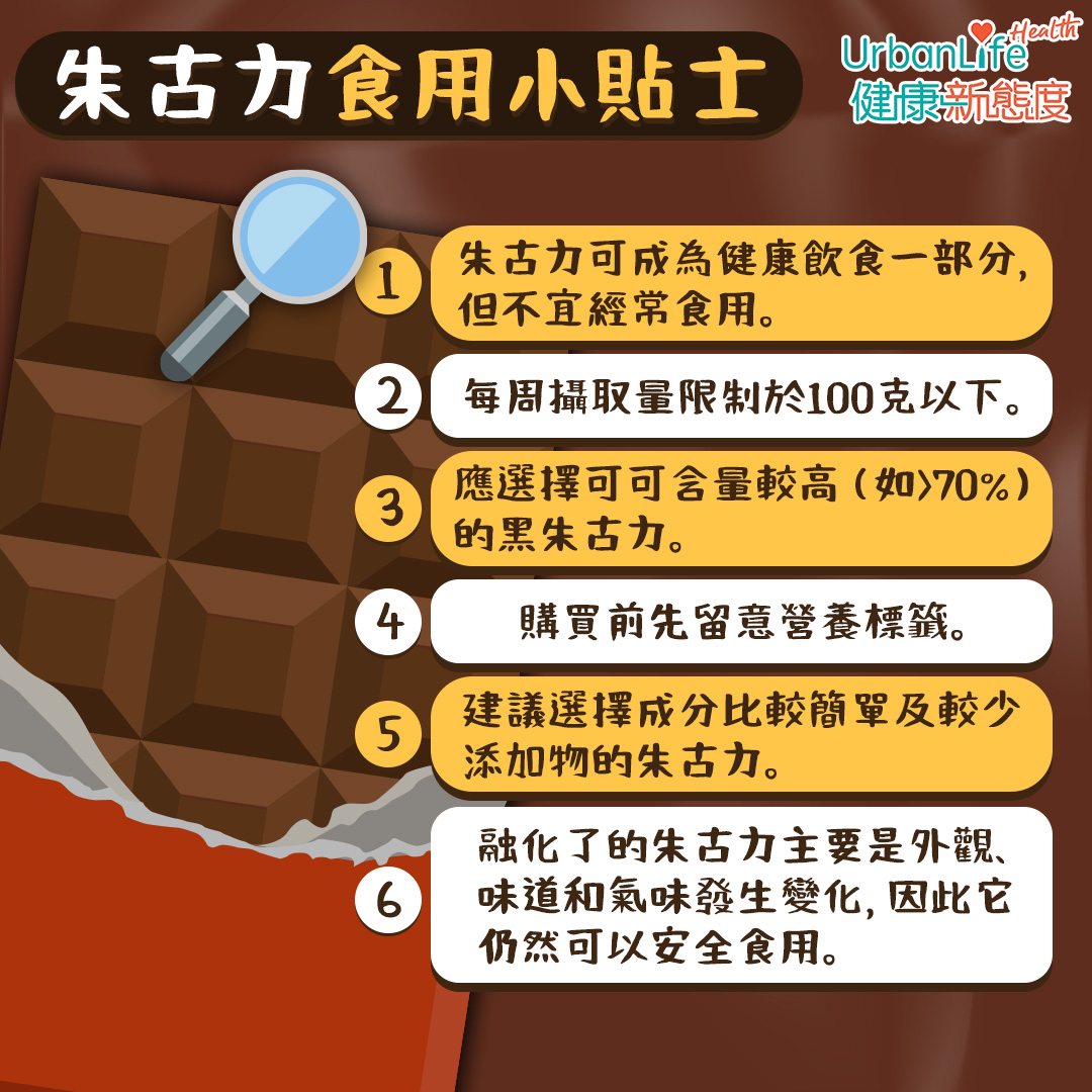 雖然朱古力可以成為健康飲食的一部分,但不宜經常食用
