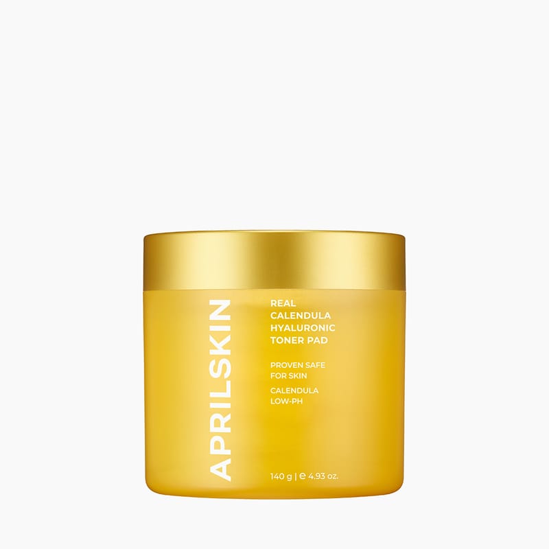 APRILSKIN 金盞菜保濕爽膚棉 Real Calendula Hyaluronic Toner Pad