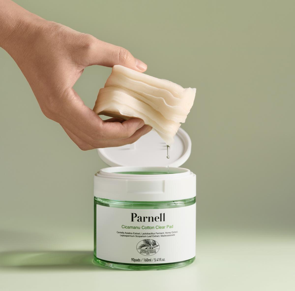 Parnell 積雪草精粹清潔棉片 Cicamanu Cotton Clear Pad