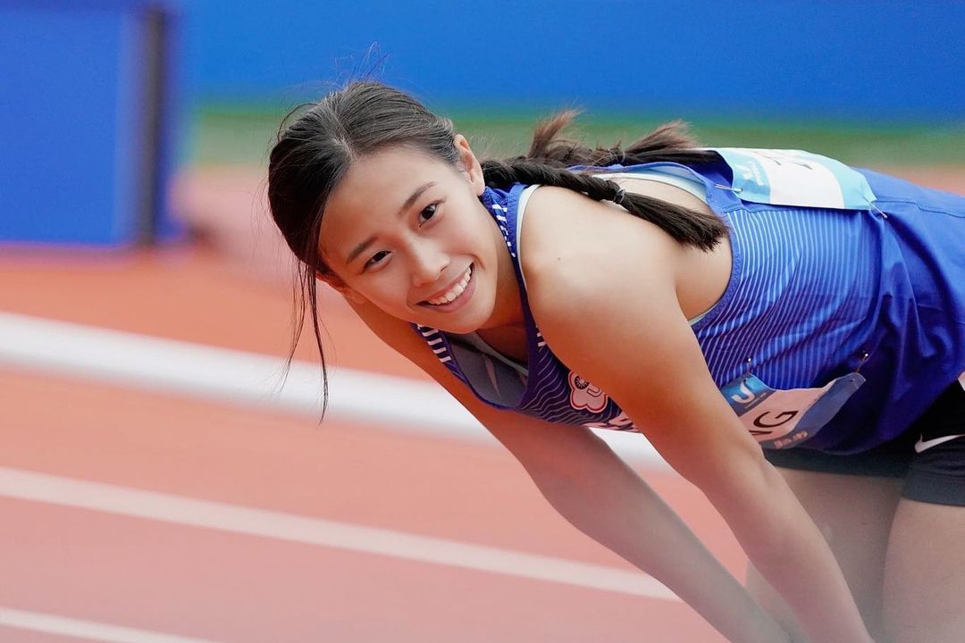 20歲的台灣跨欄選手張博雅,首度參加奧運田徑跨欄項目。