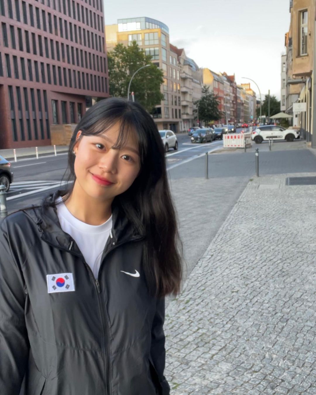 南韓箭術代表林是見,是巴黎奧運的矚目選手之一。